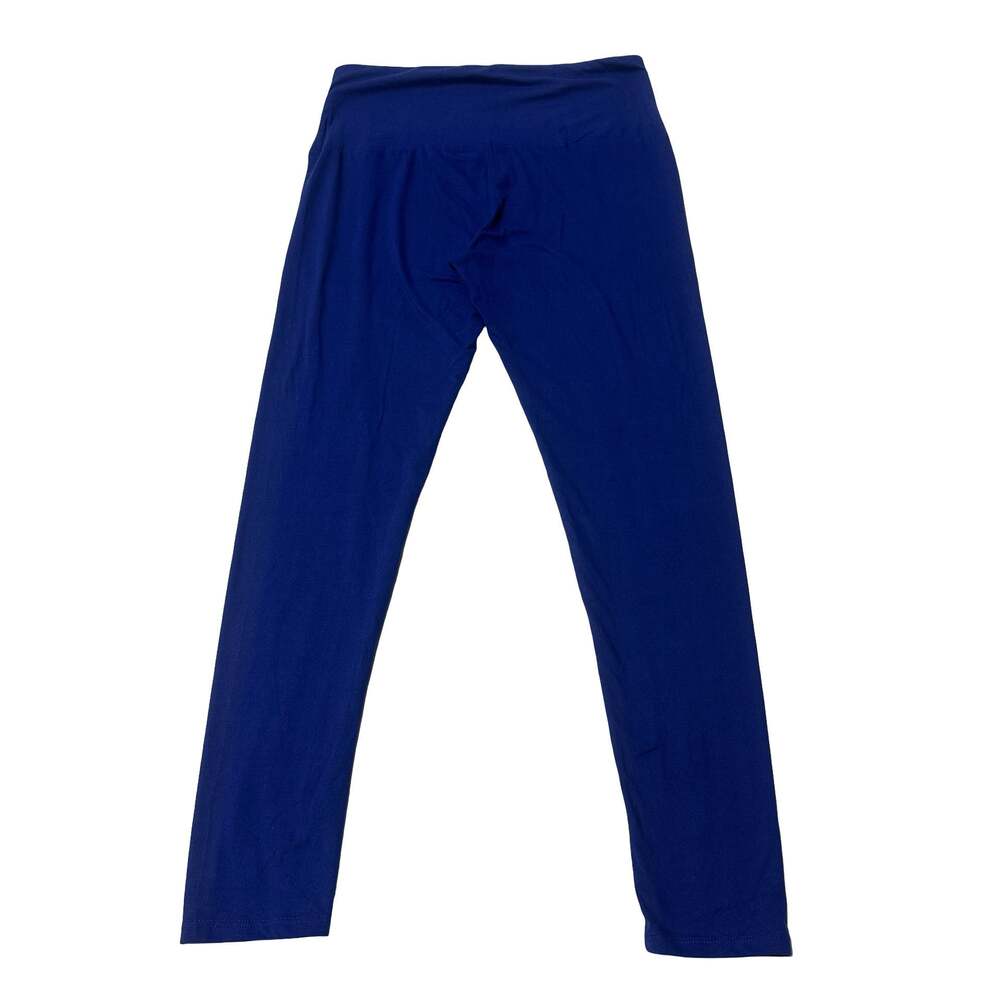 Conceited Women’s Royal Blue High Waisted Leggings L/XL Stretch Buttery Soft
